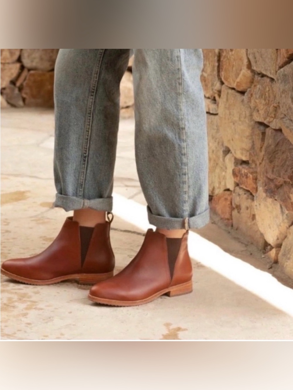 Nisolo Eva Everyday Chelsea‎ Ankle Preppy Academia Classic Neutral Boots SZ 8.5